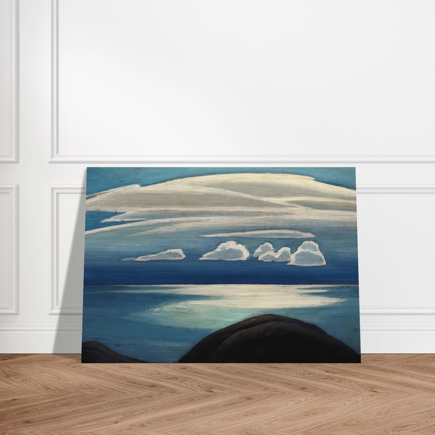 Lake Superior - 1928 - Lawren Harris Brushed Aluminum Print - 70x100 cm / 28x40 inches | Lawren Harris Aluminum Print | Lawren Harris Prints