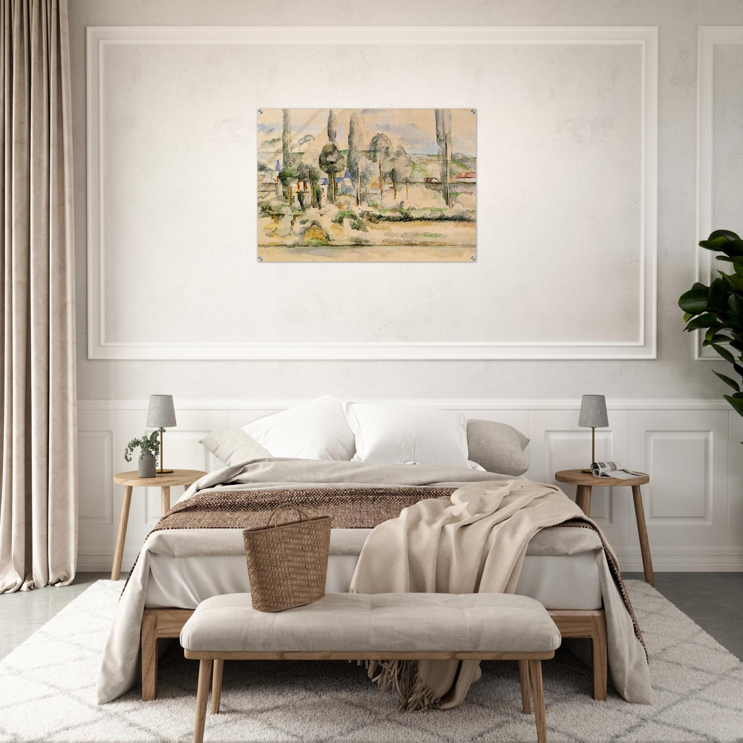 Chateau de Madan - Paul Cézanne Acrylic Print - 70x100 cm / 28x40″ inches