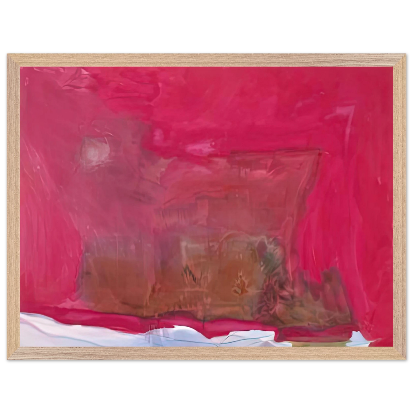 Helen Frankenthaler - Renaissance, 1971- Wall Art - 60x80 cm / 24x32 inches - Premium Wooden Framed Poster With Fine Art Paper-canvas - Wood frame