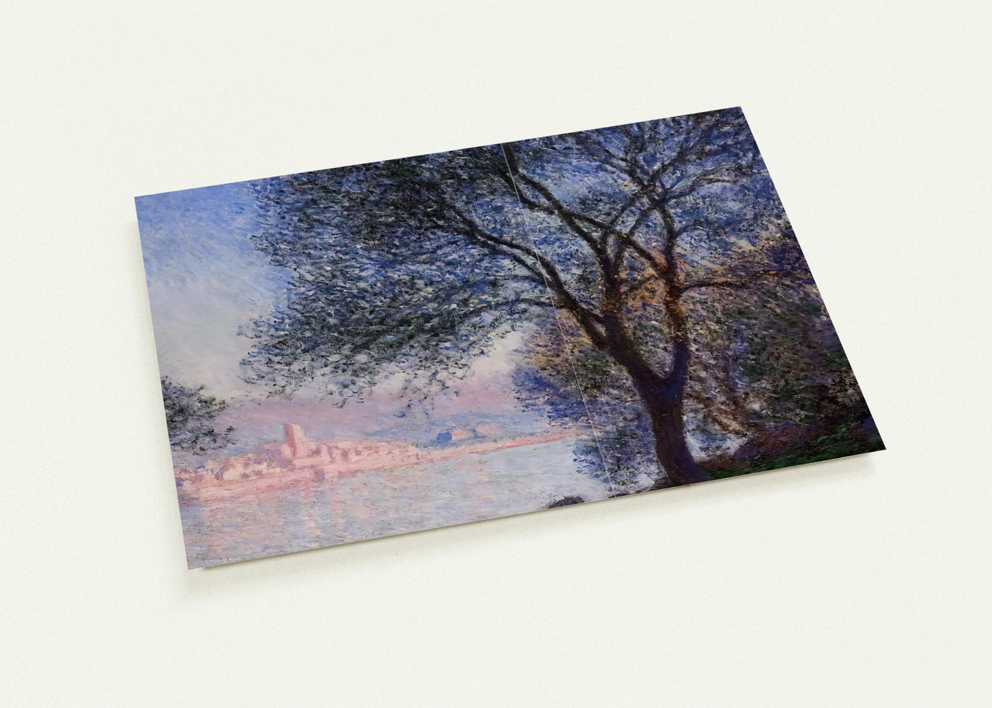 Antibes Seen from the Salis Gardens 02 By claude monet Pack of 10 Post Cards | claude monet Post Cards | A6 (10.5 x 14.8 cm) - 4.1 x 5.8 inches