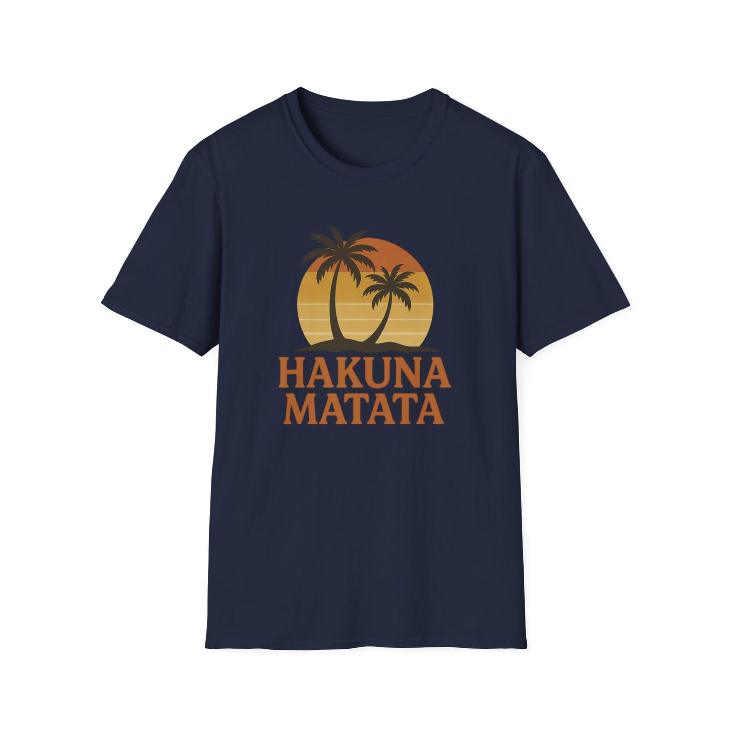 Hakuna Matata Retro-T-Shirt mit Grafik, „Keine Sorgen“-Shirt mit positiver Ausstrahlung, Vintage-T-Shirt im 90er-Jahre-Stil, Shirt mit Wohlfühl-Zitat, Unisex-Geschenk