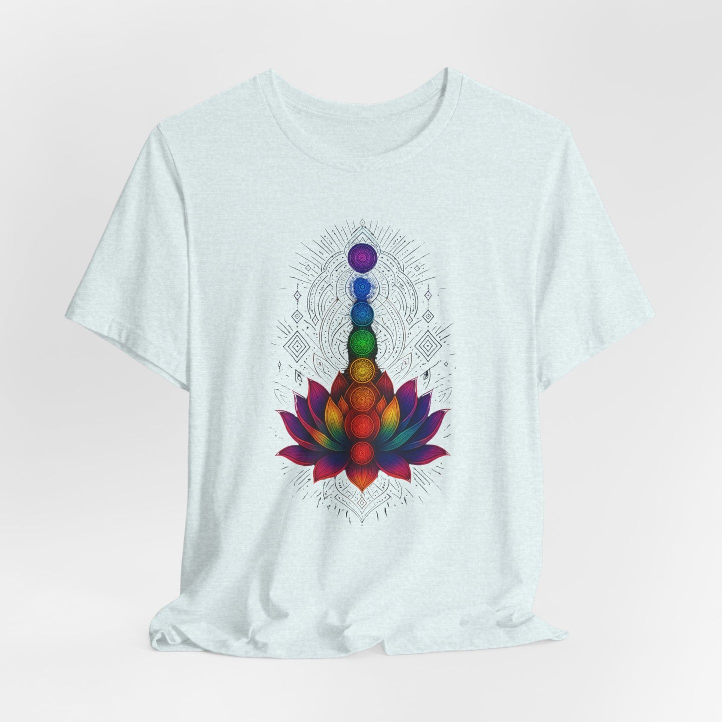Chakra-Lotusblume, spiritueller Yoga-Liebhaber