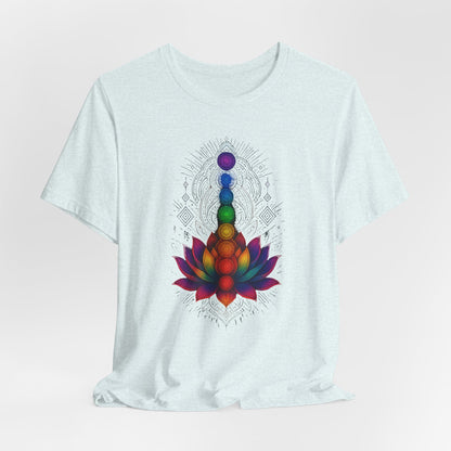 Chakra-Lotusblume, spiritueller Yoga-Liebhaber