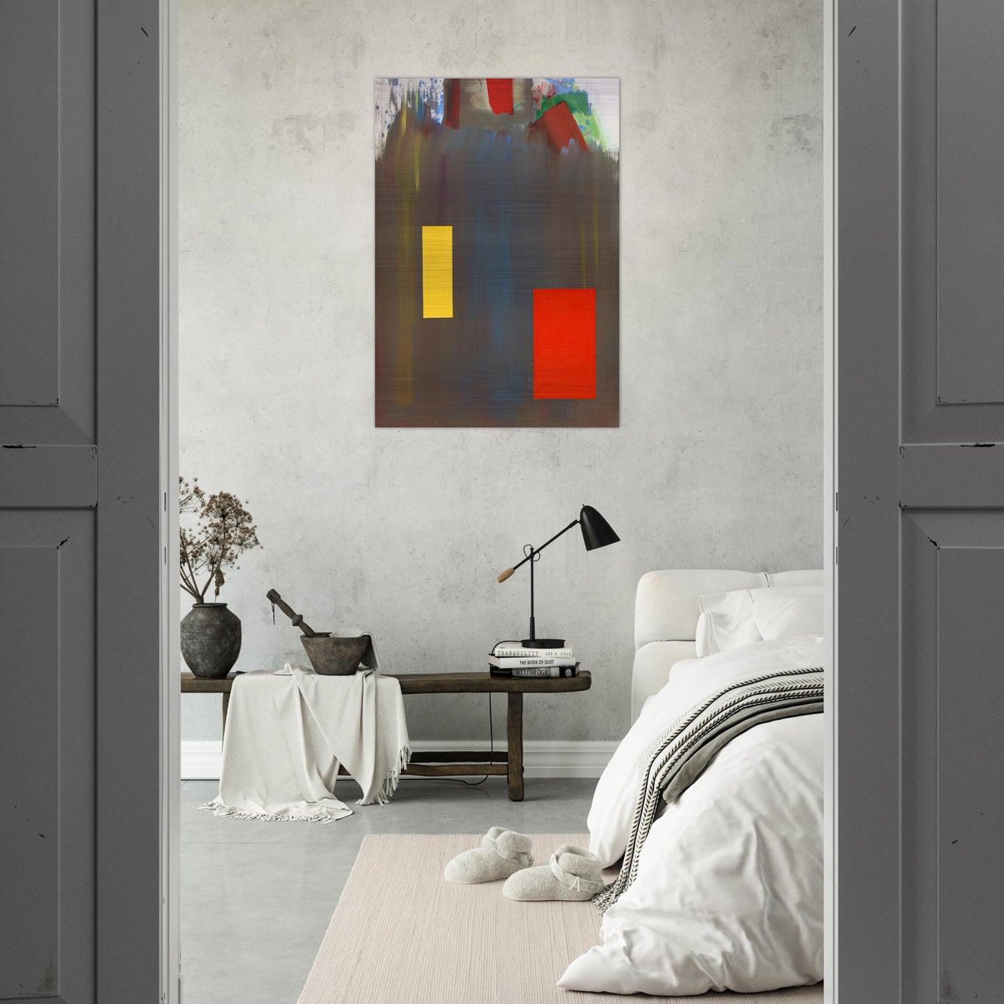 Memoria in Aeternum - Hans Hofmann Brushed Aluminum Print - 70x100 cm / 28x40 inches | Hans Hofmann Aluminum Print | Hans Hofmann Prints