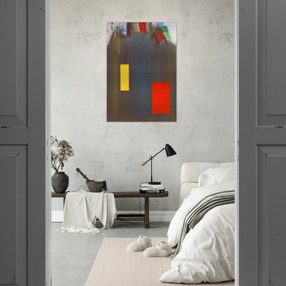 Memoria in Aeternum - Hans Hofmann Brushed Aluminum Print - 70x100 cm / 28x40 inches | Hans Hofmann Aluminum Print | Hans Hofmann Prints