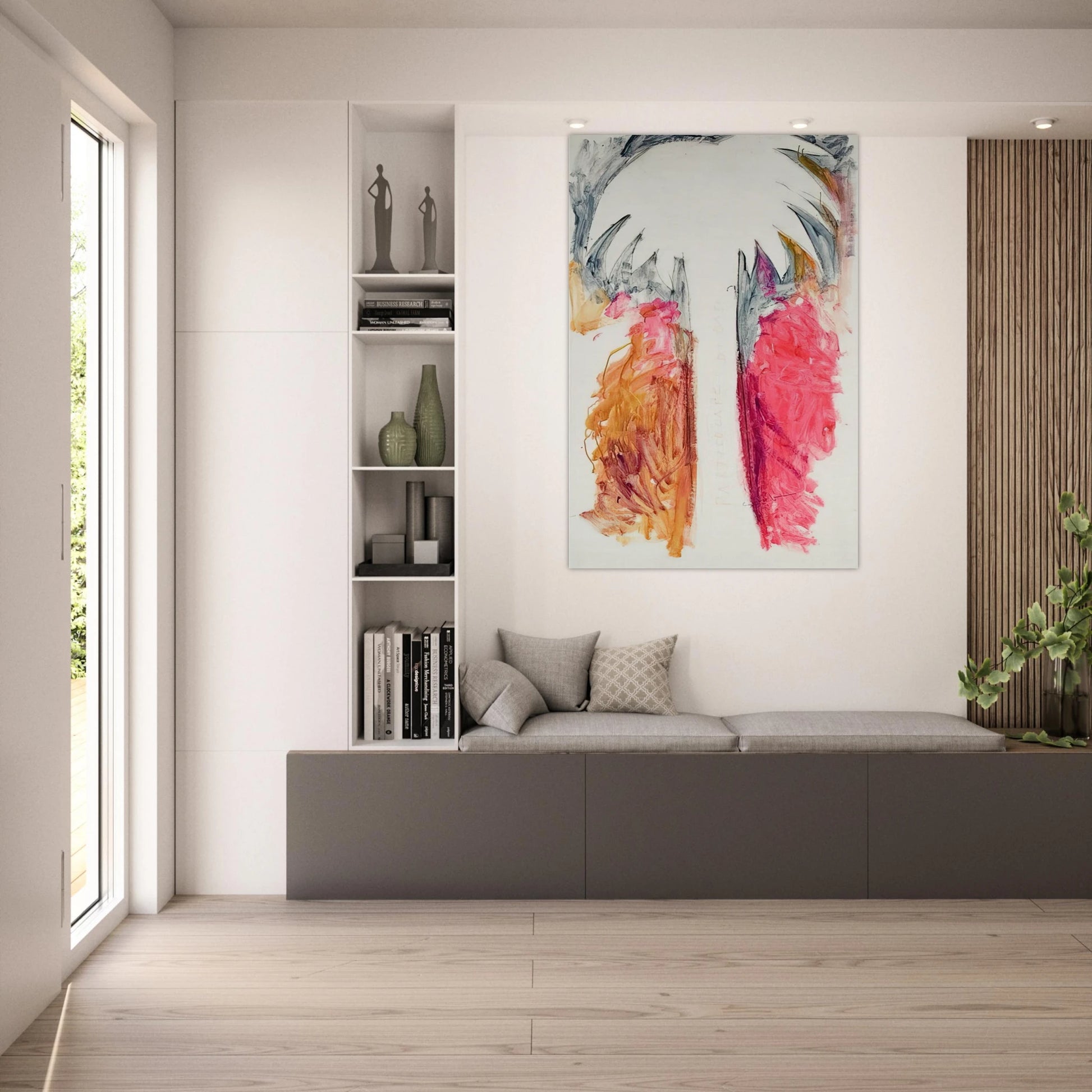 Detail of oasis - 1980 - Mario Schifano Art Prints - 100x150 cm / 40x60″ inches | Mario Schifano Poster | Mario Schifano Prints