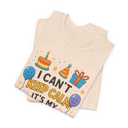 Geburtstagsgeschenk für Papa: Ich kann nicht ruhig bleiben, es ist Papas Geburtstag! Alles Gute zum Geburtstag, Papa!
