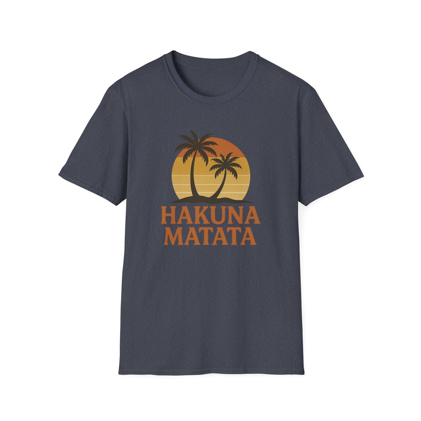 Hakuna Matata Retro-T-Shirt mit Grafik, „Keine Sorgen“-Shirt mit positiver Ausstrahlung, Vintage-T-Shirt im 90er-Jahre-Stil, Shirt mit Wohlfühl-Zitat, Unisex-Geschenk