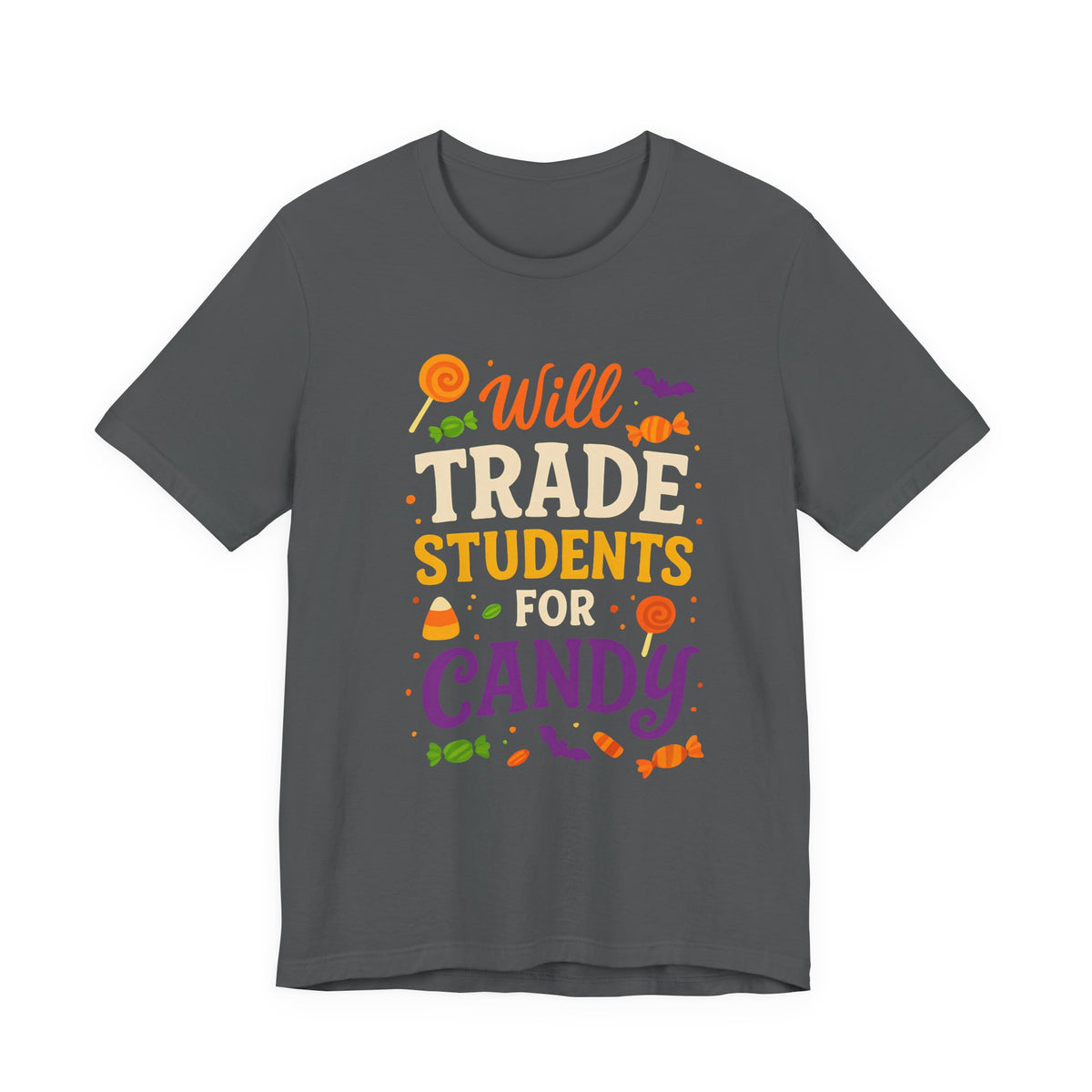 Ich tausche Schüler gegen Süßigkeiten – Lehrer-T-Shirt für Halloween – Niedliches Halloween-Kostüm