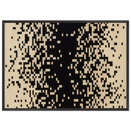 Seine - Ellsworth Kelly 70x100 cm / 28x40 inches Framed Art Print – Black Wooden Frame