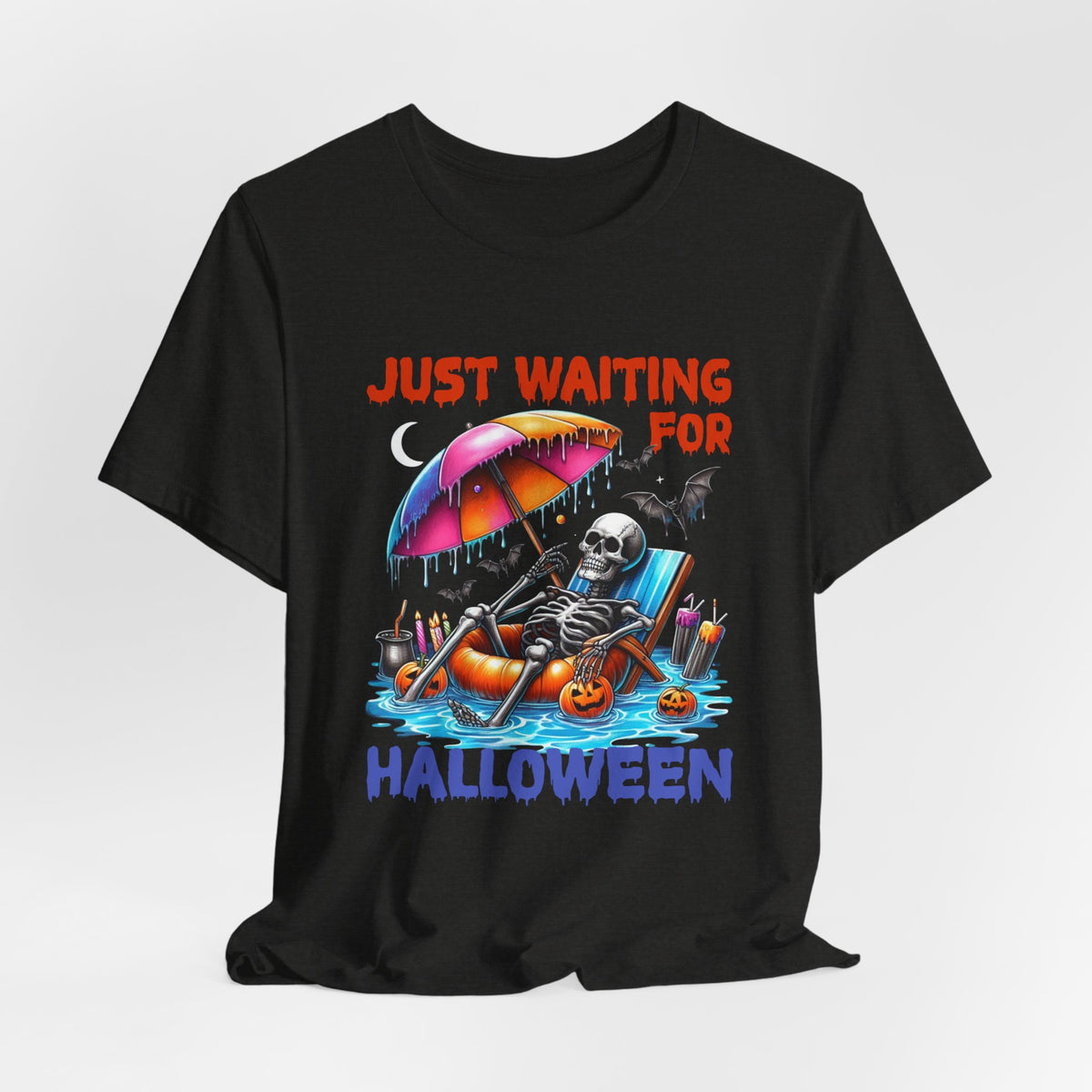 Gruseliges Sommerskelett wartet nur noch auf Halloween