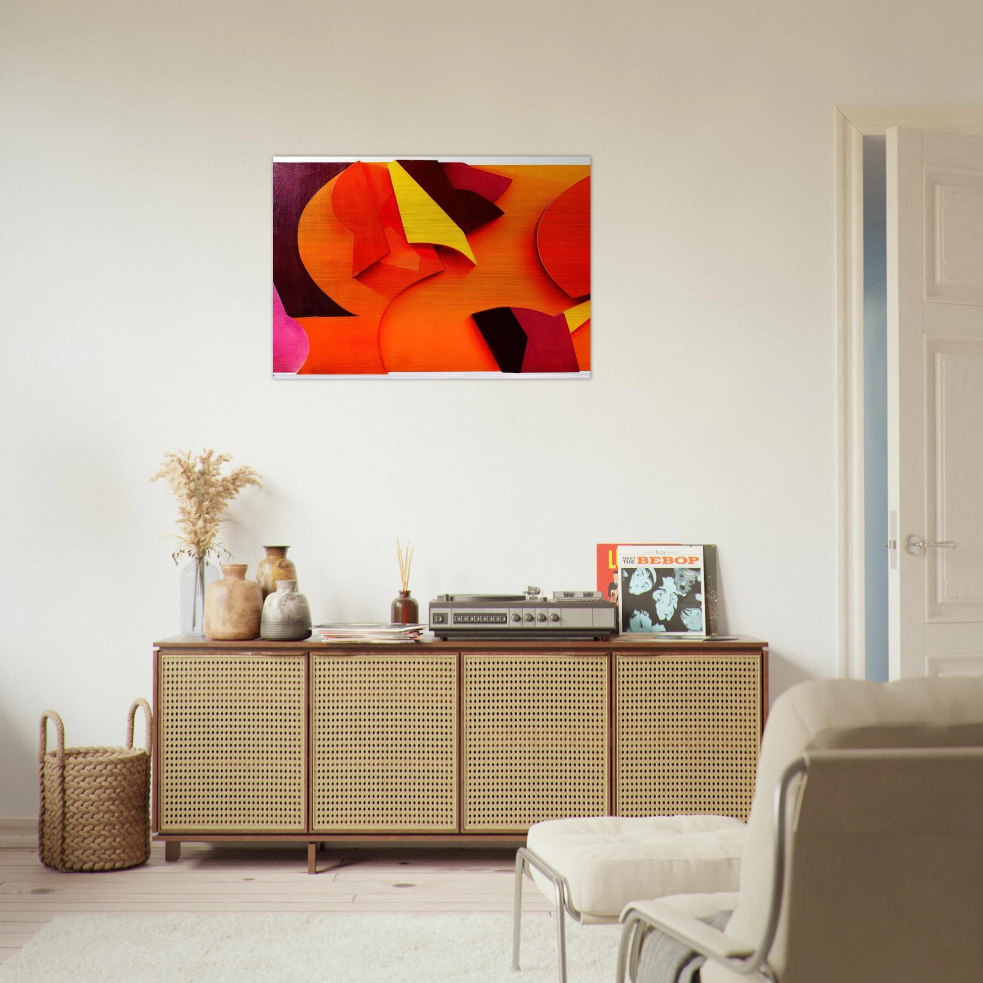 Abstract Composition - Jean Arp Brushed Aluminum Print - 70x100 cm / 28x40 inches | Jean Arp Aluminum Print | Jean Arp Prints