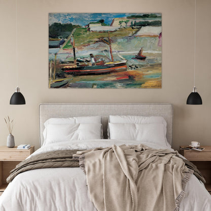 BELLE ILE LE PORT DE PALAIS 1896 - Henri Matisse Art Prints - 100x150 cm / 40x60″ inches | Henri Matisse Poster | Henri Matisse Prints