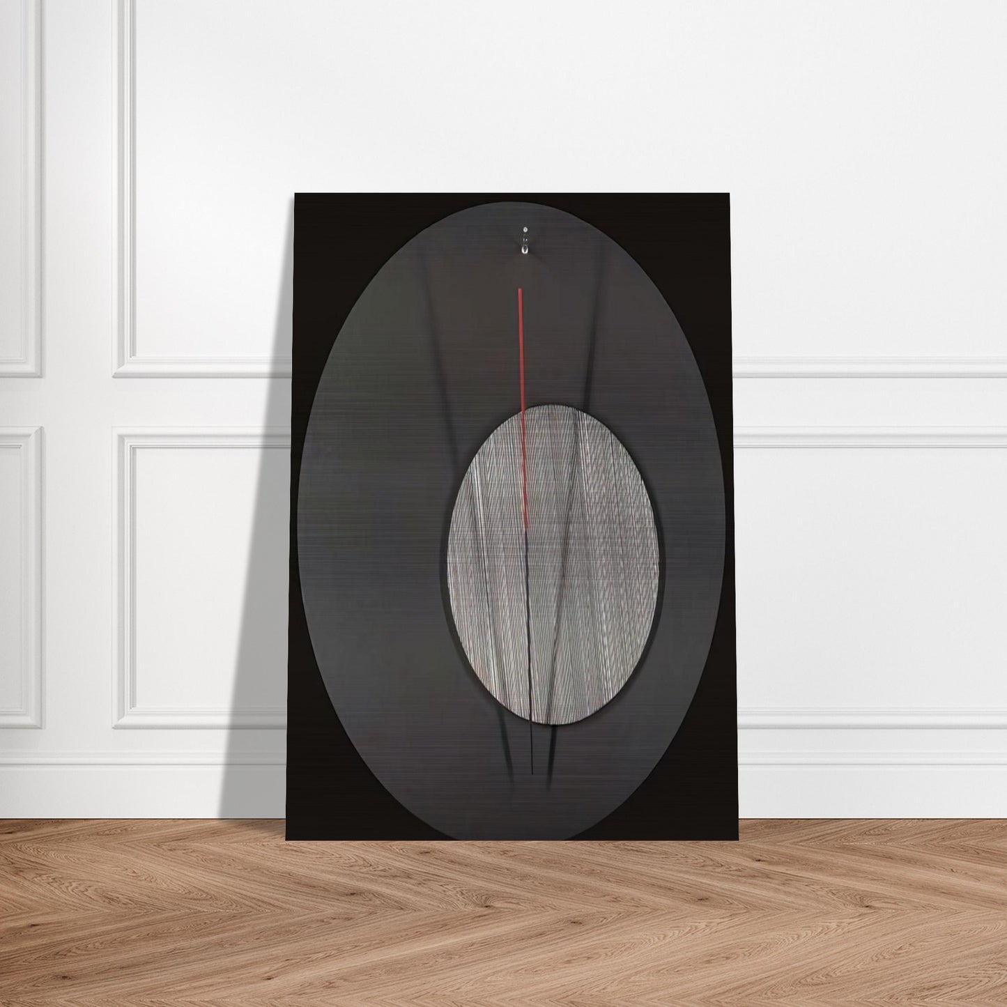 L OEIL DE BOEUF - Jesus Rafael Soto Brushed Aluminum Print - 70x100 cm / 28x40 inches | Jesus Rafael Soto Aluminum Print | Jesus Rafael Soto Prints