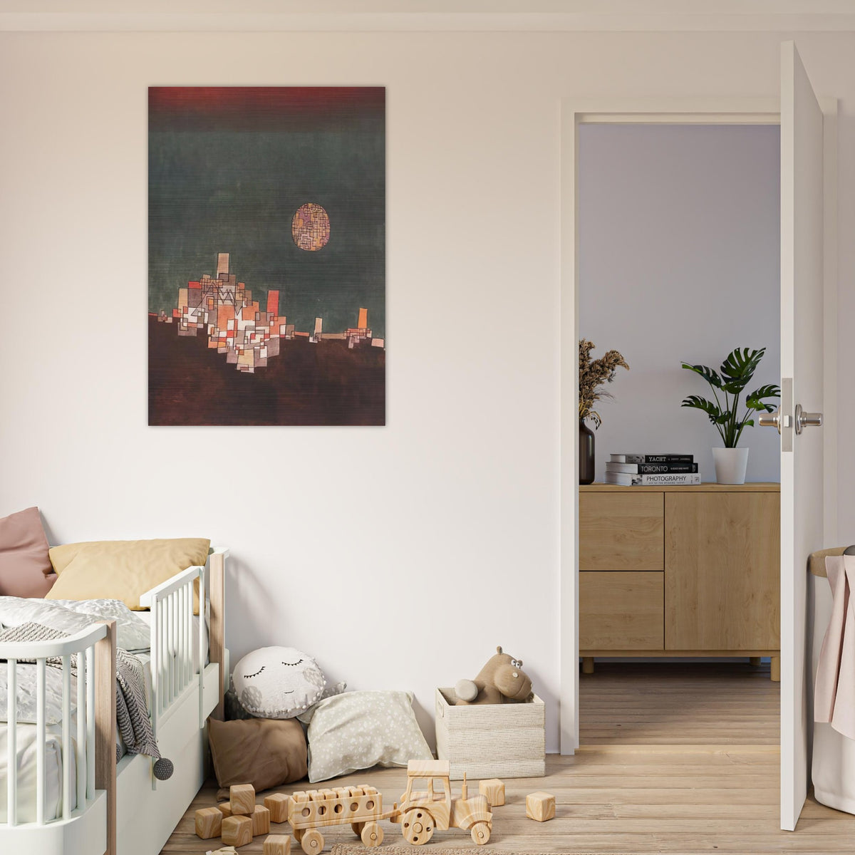 CHOSEN SITE 1940 - Paul Klee Brushed Aluminum Print - 70x100 cm / 28x40 inches | Paul Klee Aluminum Print | Paul Klee Prints
