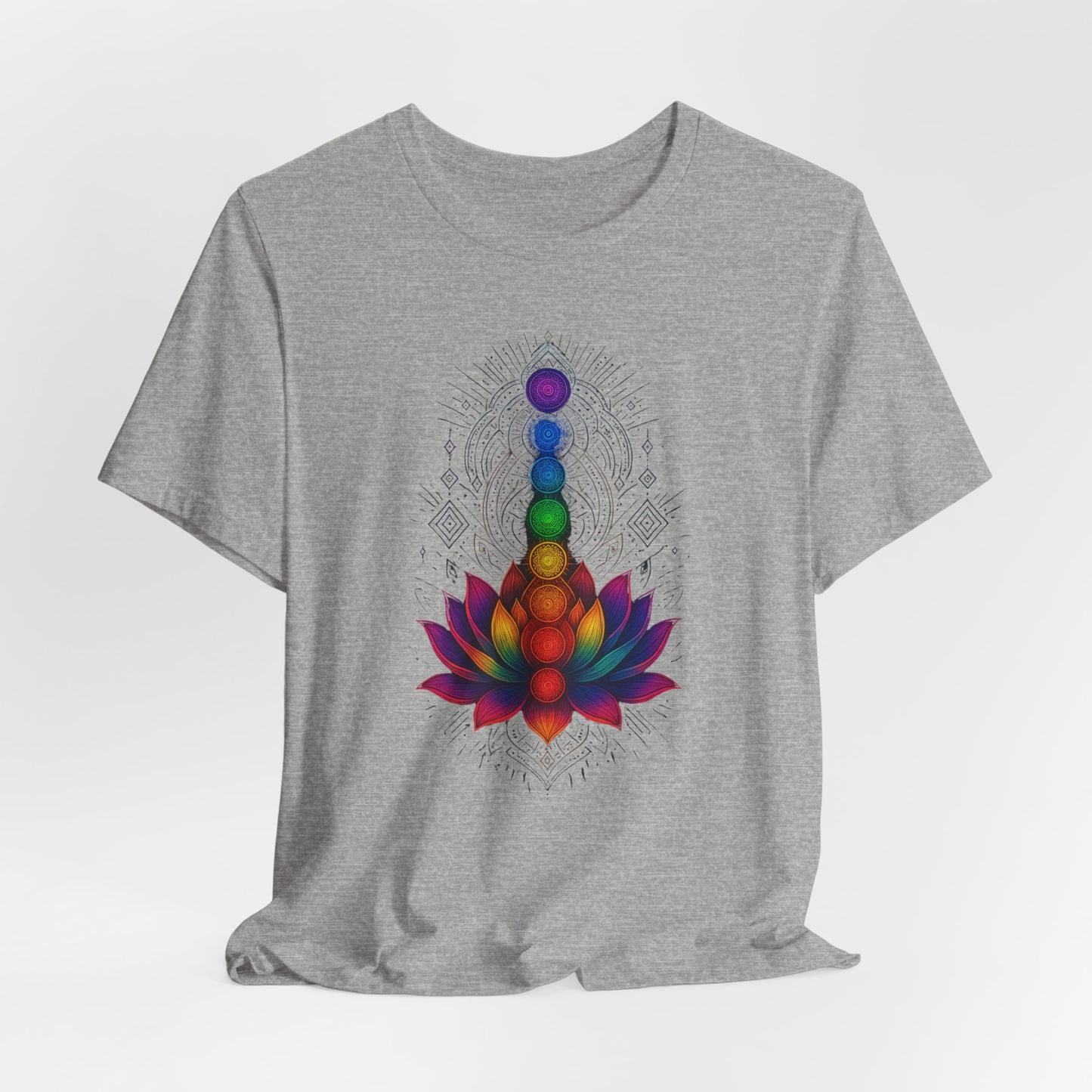 Chakra-Lotusblume, spiritueller Yoga-Liebhaber