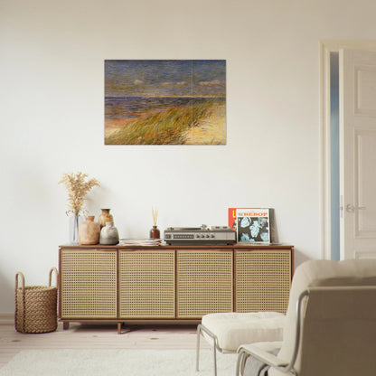 THE DUNES ZWIN KNOKKE 1887 - Theo van Rysselberghe Brushed Aluminum Print - 70x100 cm / 28x40 inches | Theo van Rysselberghe Aluminum Print | Theo van Rysselberghe Prints