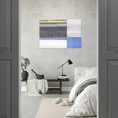 Original Fibonacci - 2001 - Jennifer Bartlett Brushed Aluminum Print - 70x100 cm / 28x40 inches | Jennifer Bartlett Aluminum Print | Jennifer Bartlett Prints