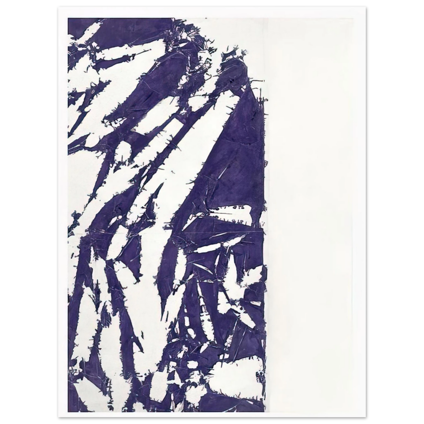 Simon Hantai - LaissÃ©e - 1995  75x100 cm / 30x40inches Fine Art Poster