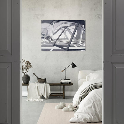 Straits of Malacca - Al Held Acrylic Print - 70x100 cm / 28x40″ inches