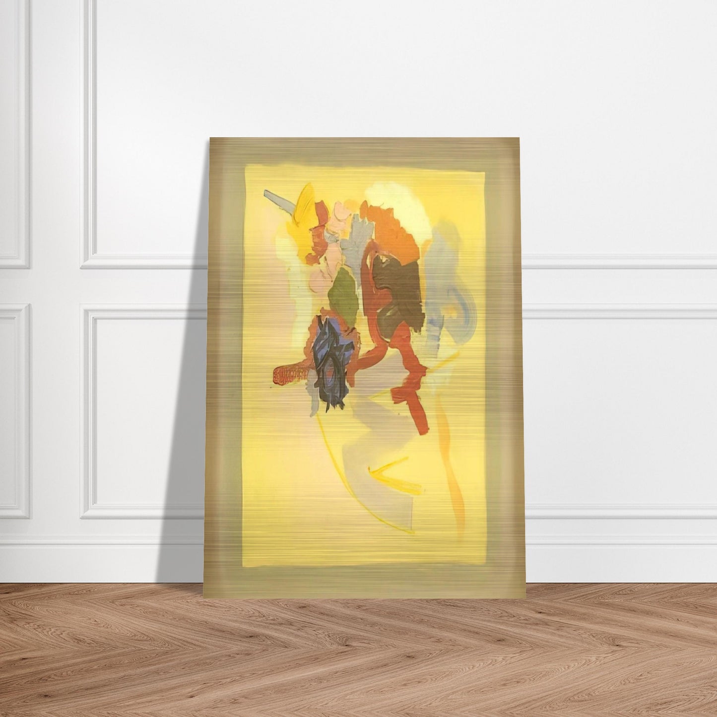 Yellow Field - 1960 - John Ferren Brushed Aluminum Print - 70x100 cm / 28x40 inches | John Ferren Aluminum Print | John Ferren Prints