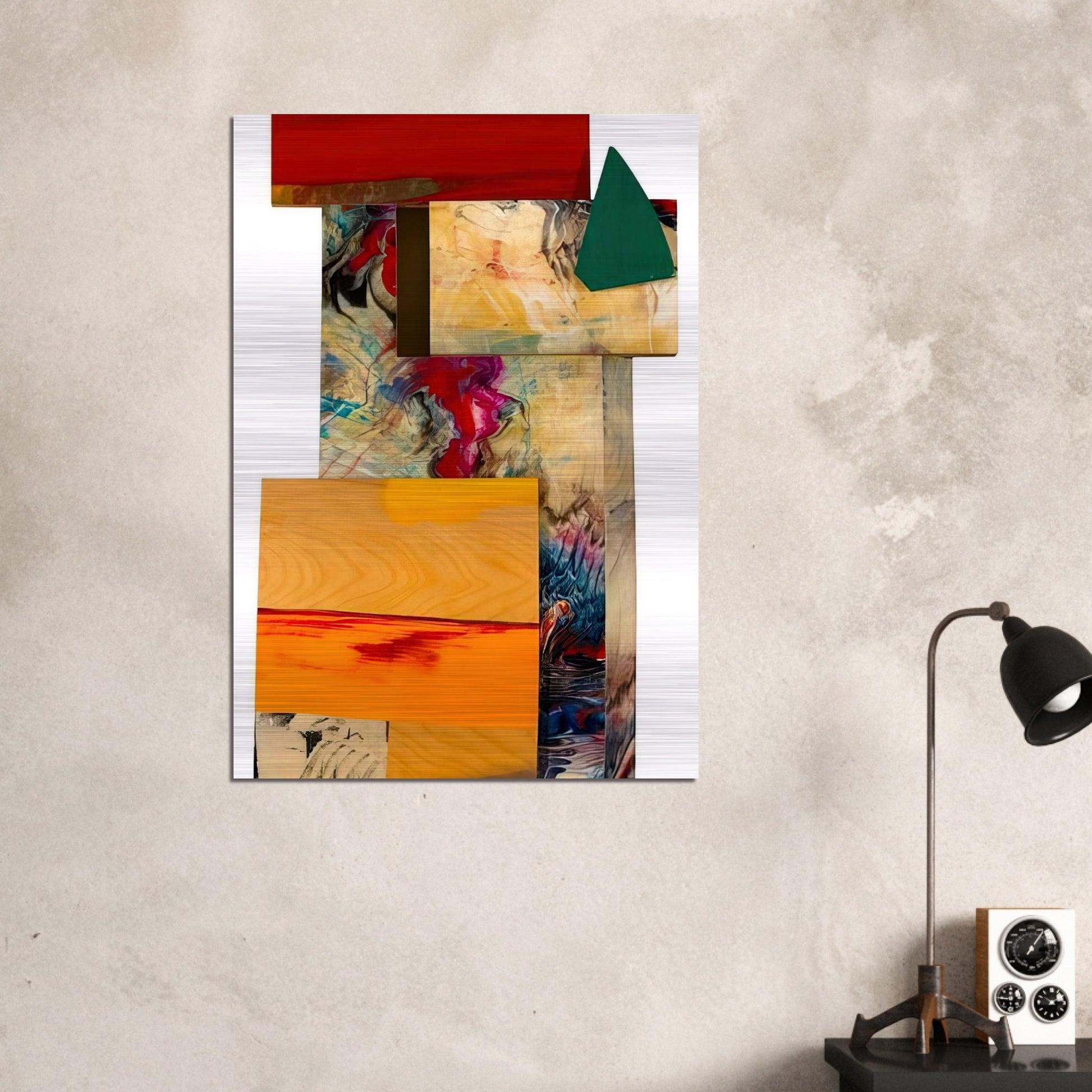 Rubiyat - Sam Gilliam Brushed Aluminum Print - 70x100 cm / 28x40 inches | Sam Gilliam Aluminum Print | Sam Gilliam Prints