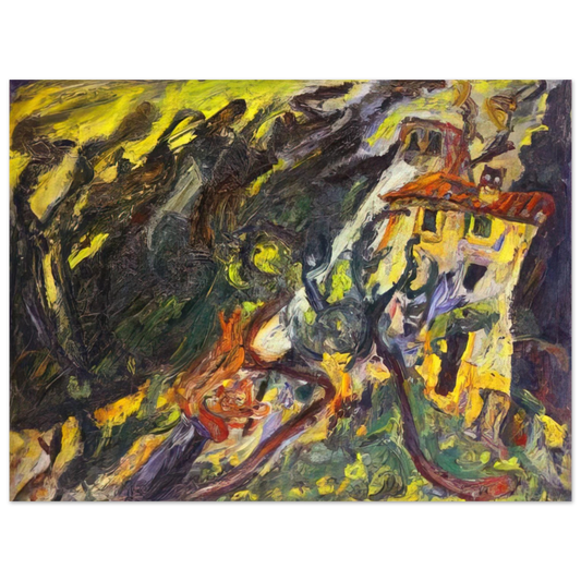 Chaim Soutine - GORGE DE LOUP SUR VENCE  75x100 cm / 30x40inches Fine Art Poster