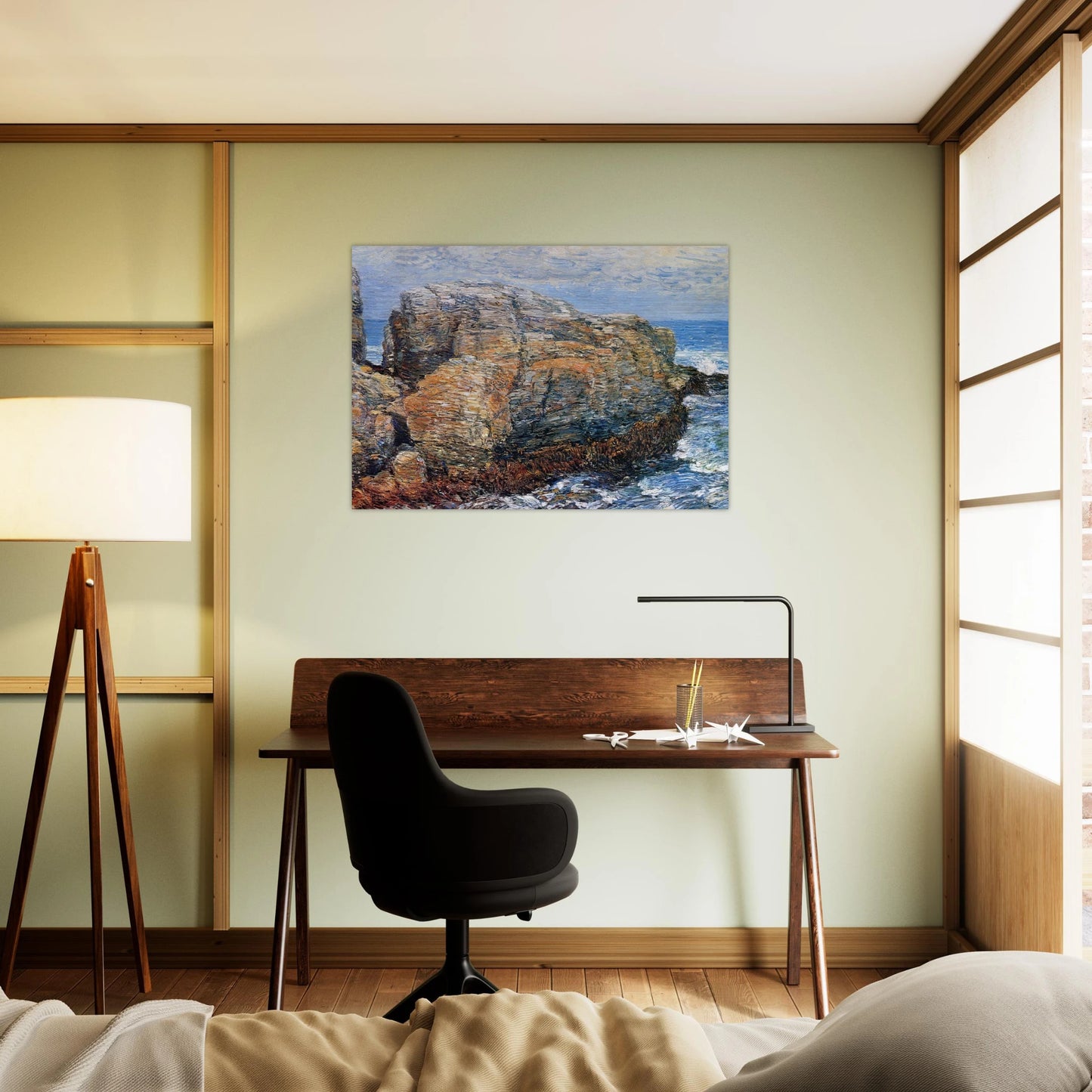 Sylph's Rock - Childe Hassam Brushed Aluminum Print - 70x100 cm / 28x40 inches | Childe Hassam Aluminum Print | Childe Hassam Prints
