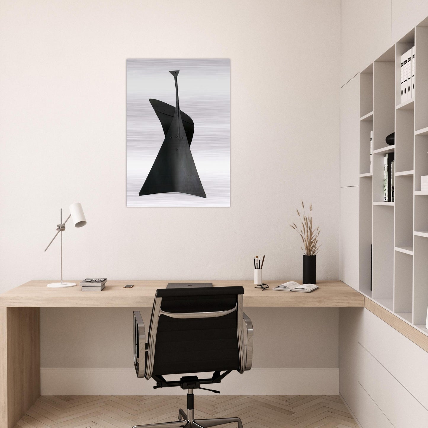 LITTLE ARCH MAQUETTE 1940 - Alexander Calder Brushed Aluminum Print - 70x100 cm / 28x40 inches | Alexander Calder Aluminum Print | Alexander Calder Prints