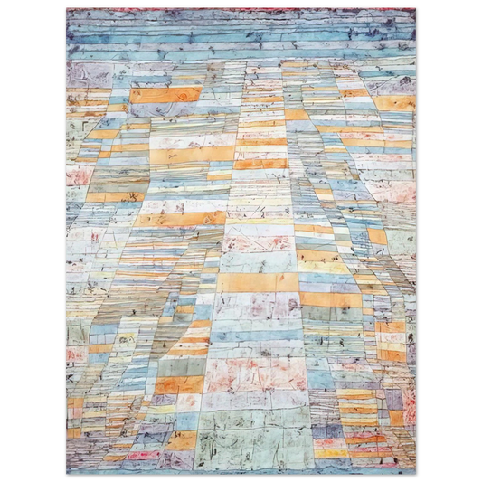 Paul Klee - MAIN PATH AND BYWAYS 1929  75x100 cm / 30x40inches Fine Art Poster