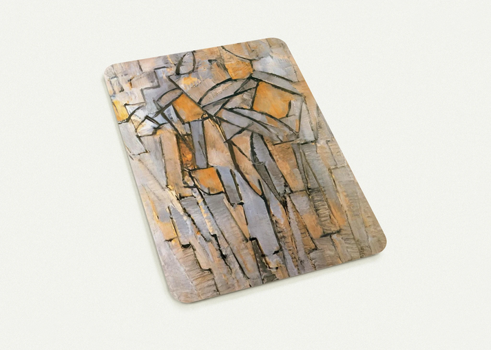 Composición en Gris – Azul By Piet Mondrian Pack of 10 Post Cards | Piet Mondrian Post Cards | A6 (10.5 x 14.8 cm) - 4.1 x 5.8 inches