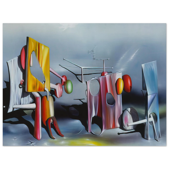 Yves Tanguy - Reply to Red  75x100 cm / 30x40inches Fine Art Poster