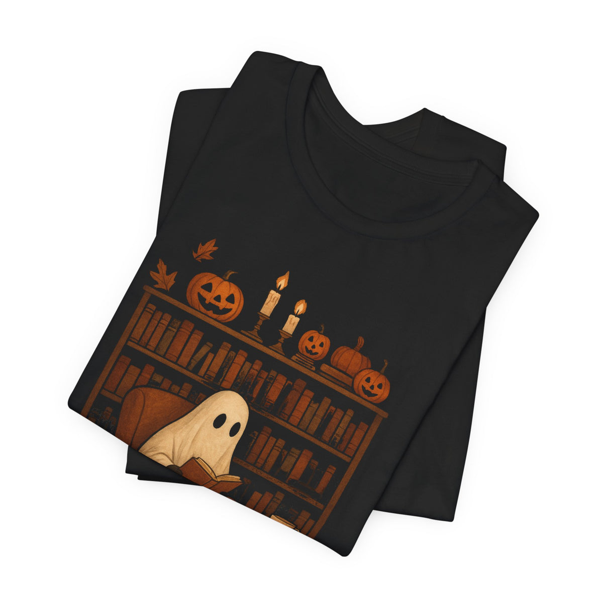 Vintage-Geisterbibliothek für Bücherliebhaber – Gruselig und stimmungsvoll für Halloween