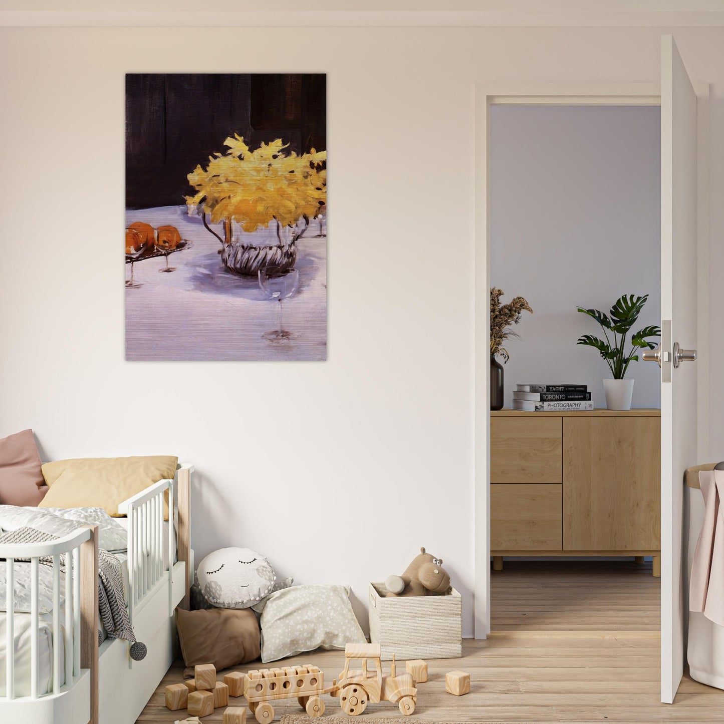Still Life with Daffodils - John Singer Sargent Brushed Aluminum Print - 70x100 cm / 28x40 inches | John Singer Sargent Aluminum Print | John Singer Sargent Prints