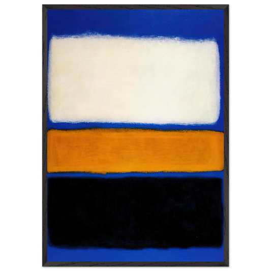 No 16 - 1961 - Mark Rothko 70x100 cm / 28x40 inches Framed Art Print – Black Wooden Frame