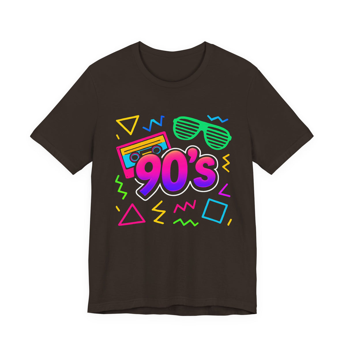 Oldschool-Musik der 90er – Arcade-Vibes. Klassischer 90er-Jahre-Vintage-Look. Retro-T-Shirt „I Heart The Nineties“ aus den 90ern.