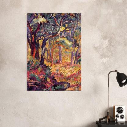 Study for The Clearing - Henri-Edmond Cross Brushed Aluminum Print - 70x100 cm / 28x40 inches | Henri-Edmond Cross Aluminum Print | Henri-Edmond Cross Prints