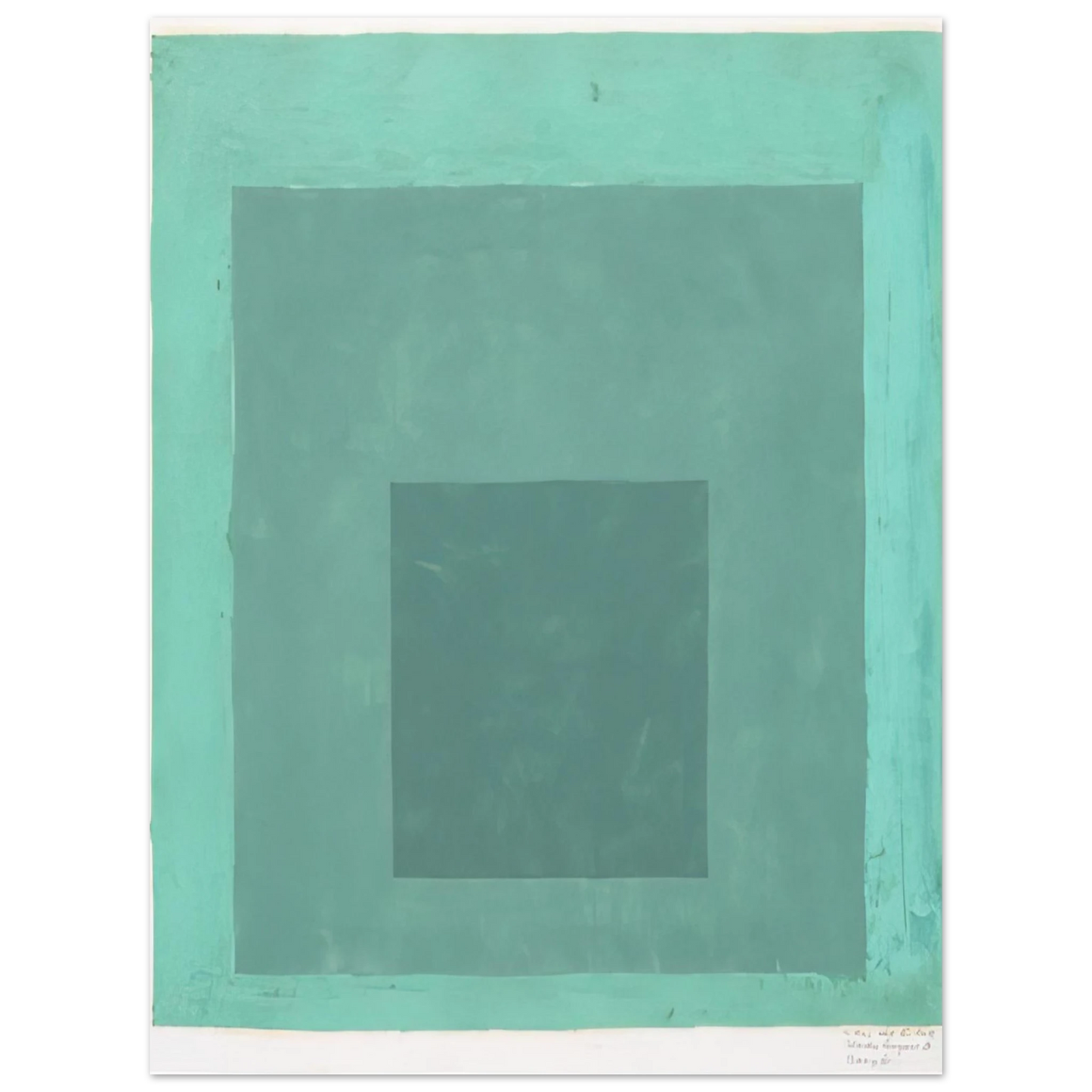 Josef Albers - STUDY FOR HOMAGE TO THE SQUARE 1  75x100 cm / 30x40inches Fine Art Poster