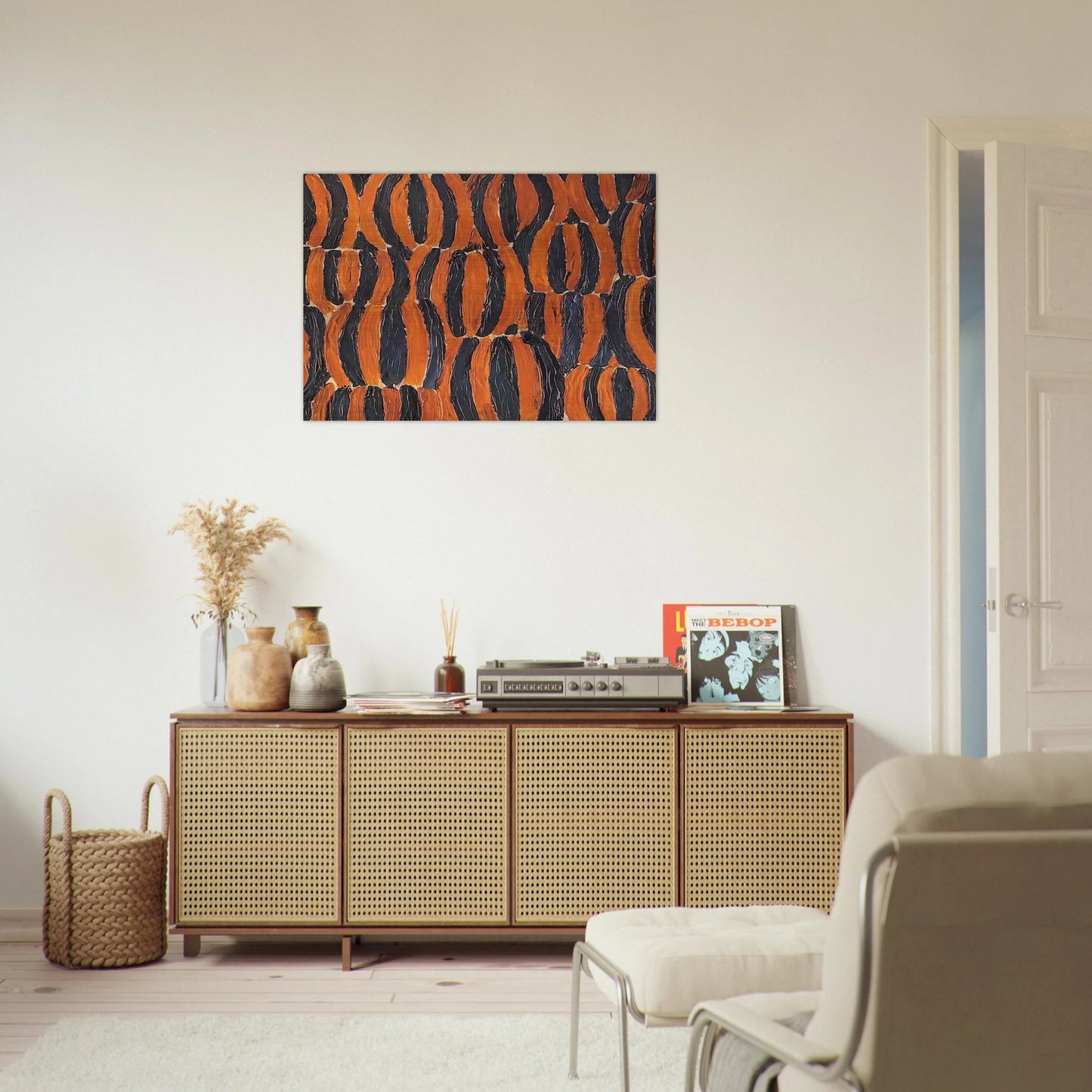 View of Maya - 1951 - Forrest Bess Brushed Aluminum Print - 70x100 cm / 28x40 inches | Forrest Bess Aluminum Print | Forrest Bess Prints