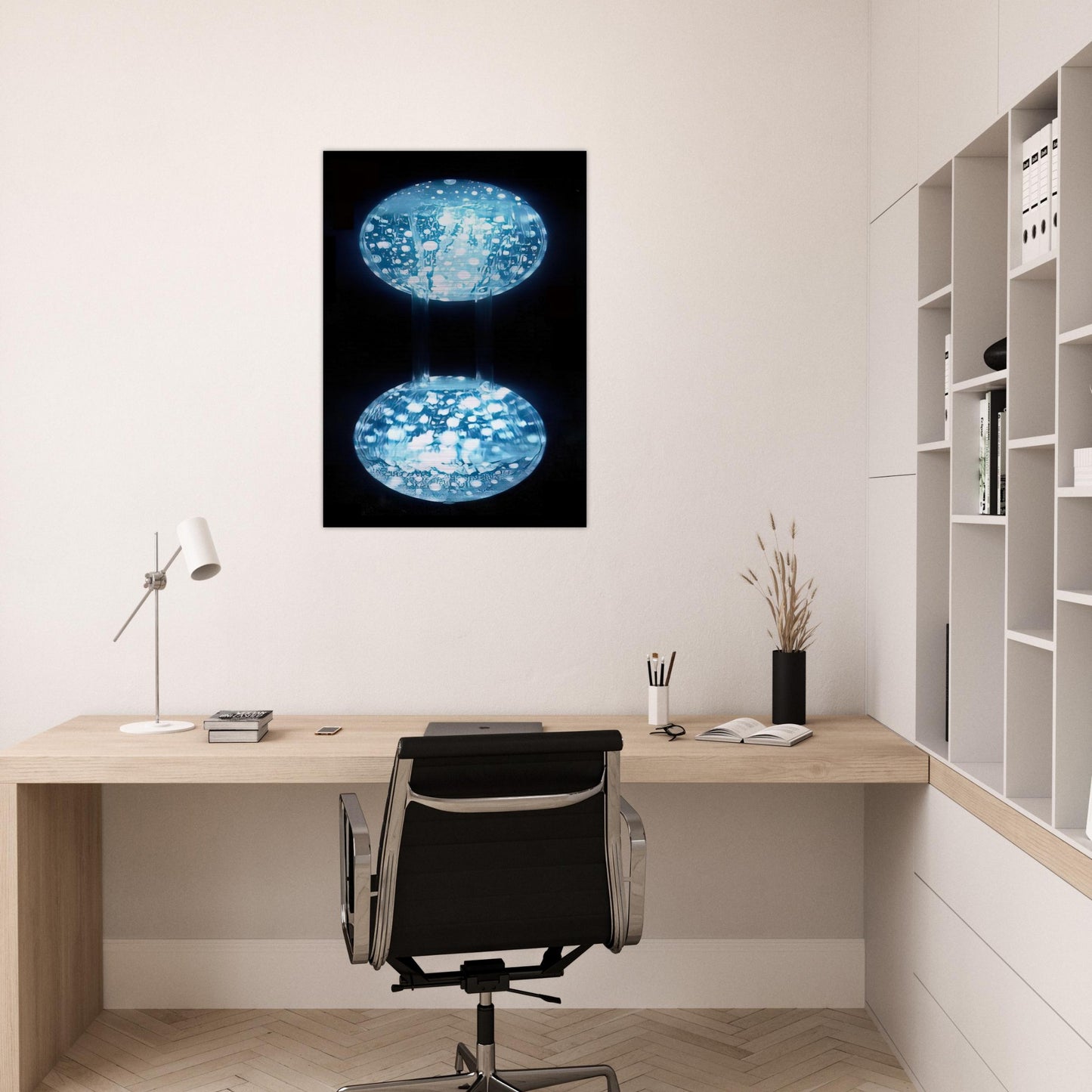 Relieve Agua Comunicante - Kinetic Art - Gyula Kosice Brushed Aluminum Print - 70x100 cm / 28x40 inches | Gyula Kosice Aluminum Print | Gyula Kosice Prints