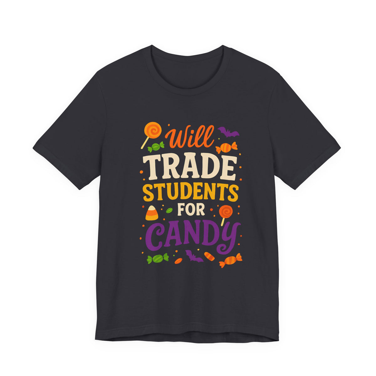 Ich tausche Schüler gegen Süßigkeiten – Lehrer-T-Shirt für Halloween – Niedliches Halloween-Kostüm