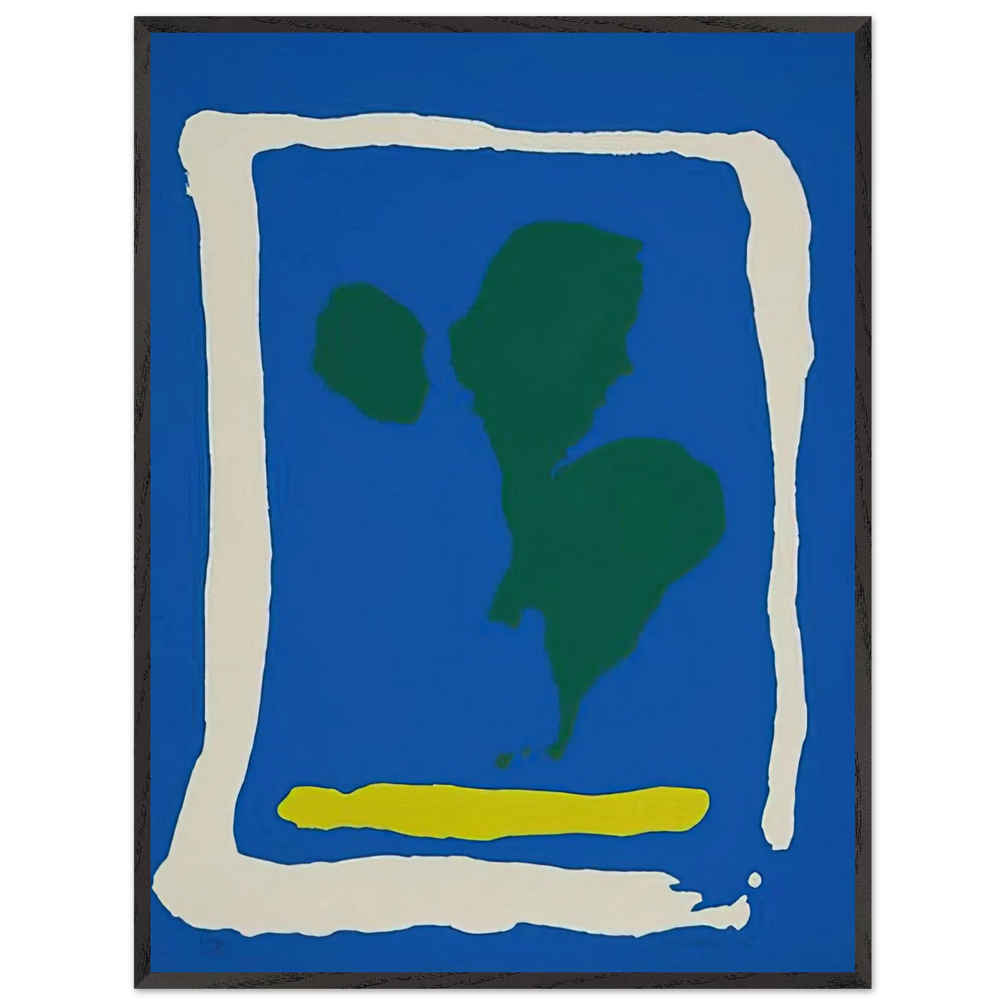 Helen Frankenthaler - Air Frame - 1965 Wall art - 30x40 cm / 12x16 inches - Fine Art Poster-canvas - -