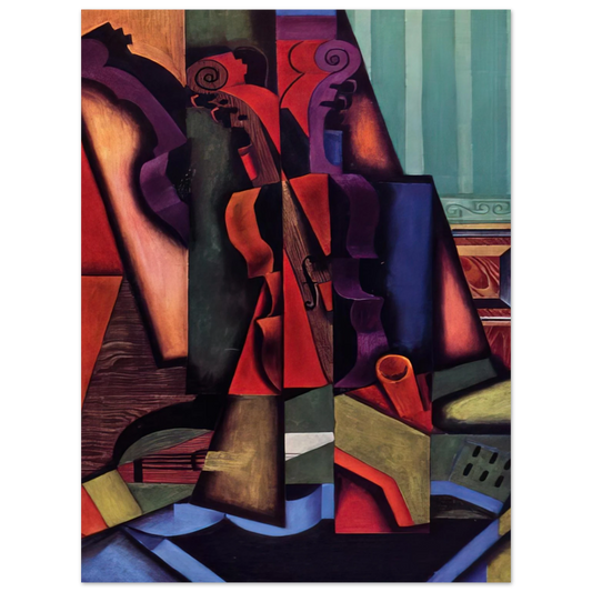 Juan Gris - VIOLIN AND GUITAR 1913  75x100 cm / 30x40inches Fine Art Poster