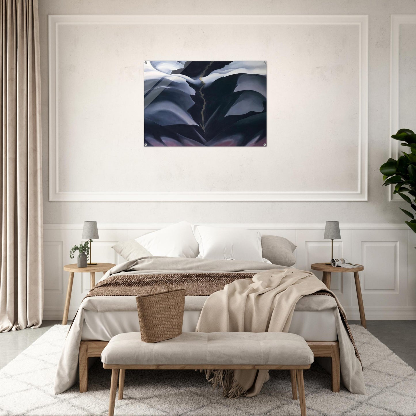 Black Place II - Georgia O'Keeffe Acrylic Print - 70x100 cm / 28x40″ inches