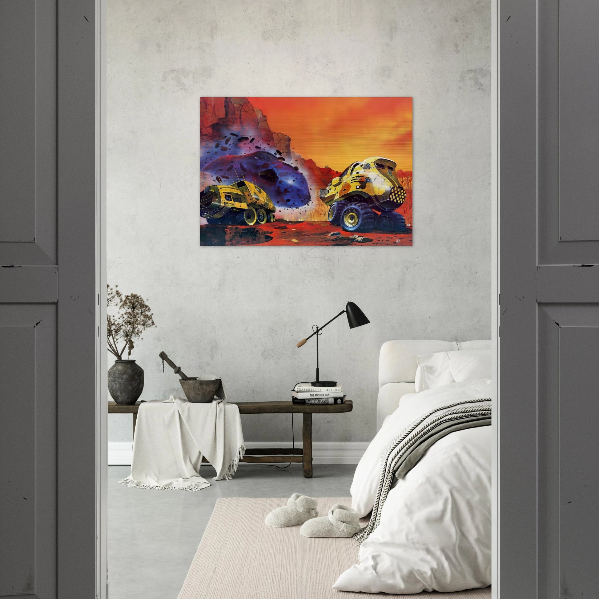 Chris Foss - Chris Foss Brushed Aluminum Print - 70x100 cm / 28x40 inches | Chris Foss Aluminum Print | Chris Foss Prints