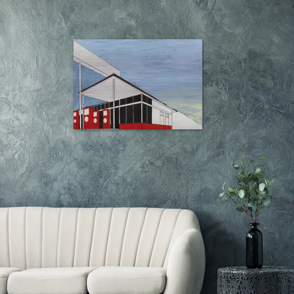 STANDARD STUDY 3 1963 - Edward Ruscha Brushed Aluminum Print - 70x100 cm / 28x40 inches | Edward Ruscha Aluminum Print | Edward Ruscha Prints