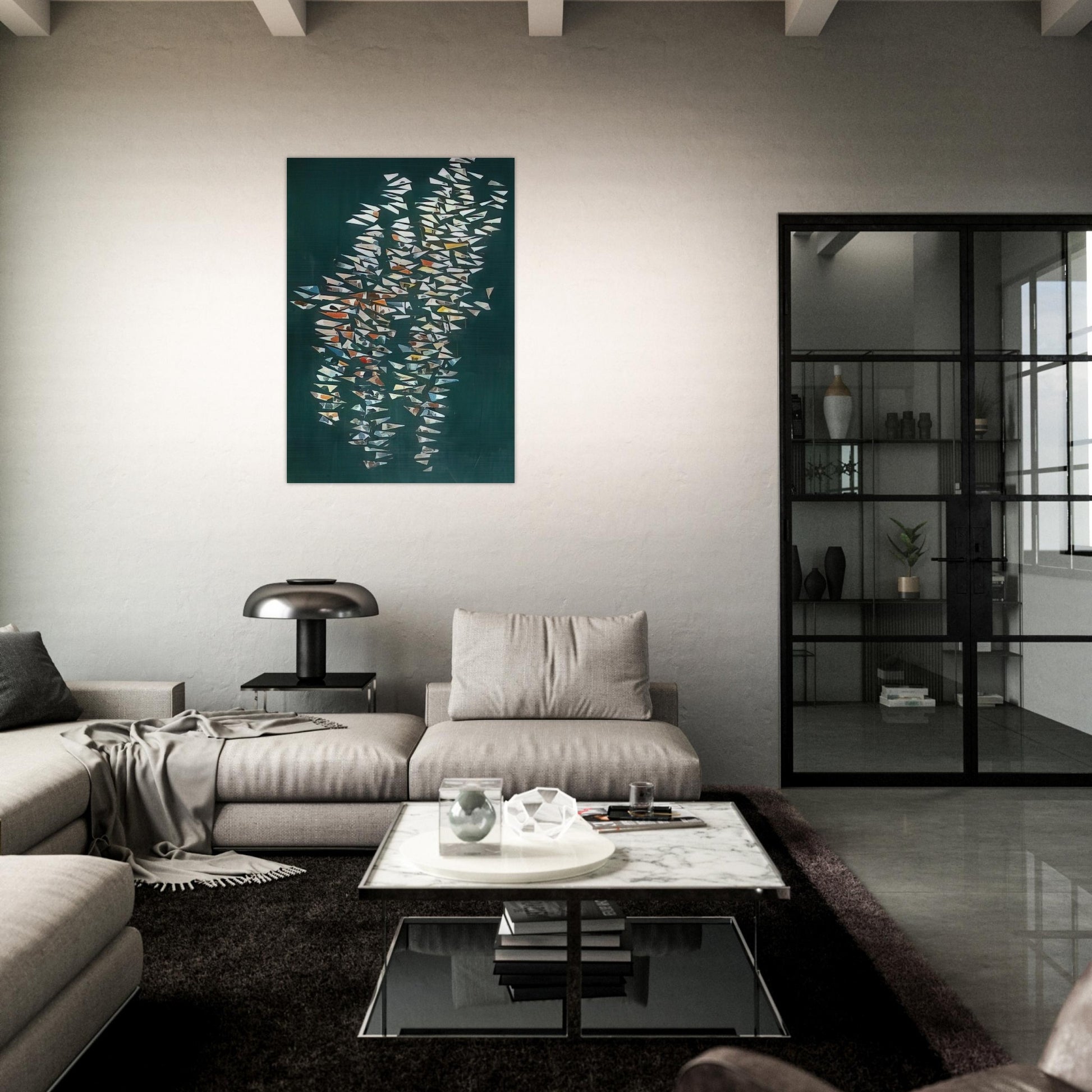 NZT - 1999 - Robert Goodnough Brushed Aluminum Print - 70x100 cm / 28x40 inches | Robert Goodnough Aluminum Print | Robert Goodnough Prints