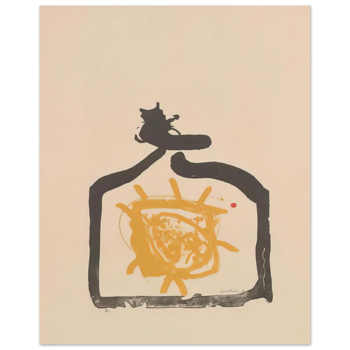 Helen Frankenthaler - May 26th Backwards - 1961 Wall art - A2 (42 x 59.4  cm) - Premium Wooden Framed Poster With Fine Art Paper-canvas - White frame