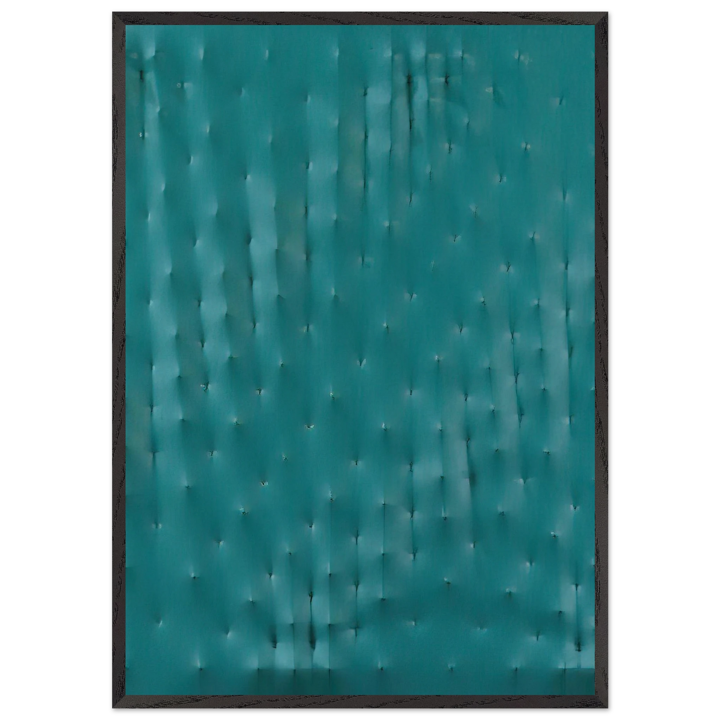 Superficie verde - Spatialism - Enrico Castellani 70x100 cm / 28x40 inches Framed Art Print – Black Wooden Frame