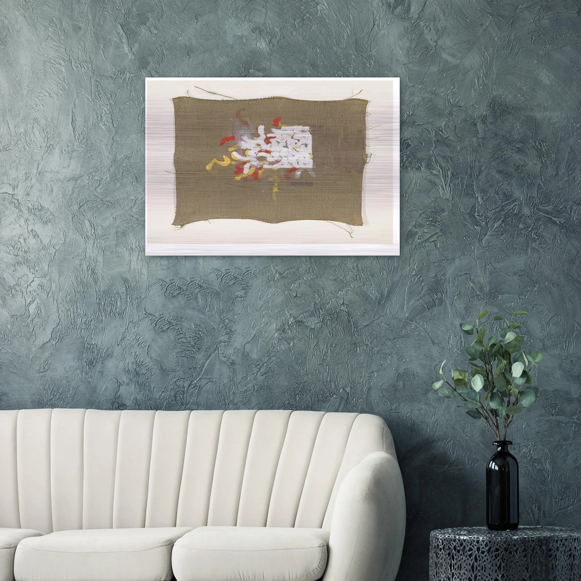 Untitled #36 - 1963 - Robert Ryman Brushed Aluminum Print - 70x100 cm / 28x40 inches | Robert Ryman Aluminum Print | Robert Ryman Prints
